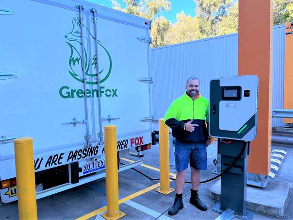 Energy Retailer trucks dc charging