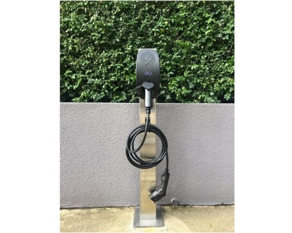 Ev Charger On Post