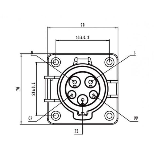 J1772 Socket Pin